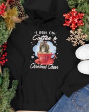 Xmas Coffee - Shih Tzu 1 Hooded Sweatshirt apparel-hooded-sweatshirt-lifestyle-front-70