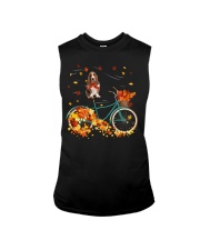 Autumn Bike - Basset Hound Sleeveless Tee tile
