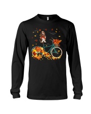 Autumn Bike - Basset Hound Long Sleeve Tee tile