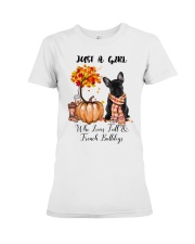 Girl Love Fall And - French Bulldog 1 Premium Fit Ladies Tee tile