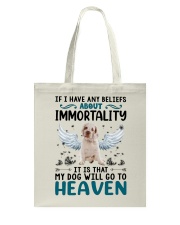 Immortality - Clumber Spaniel Tote Bag tile