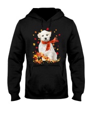 Autumn Leaves Scraf - Maltese Hooded Sweatshirt tile