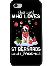 Just A Girl - St Bernard Phone Case tile