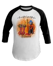 Grateful - SILVER Labrador Baseball Tee tile