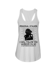 Personal Stalker Yorkiepoo Ladies Flowy Tank tile