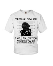 Personal Stalker Yorkiepoo Youth T-Shirt tile