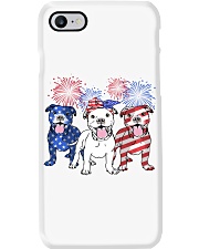 American Firework - Pitbull Dog Phone Case tile