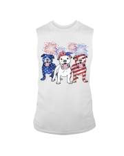 American Firework - Pitbull Dog Sleeveless Tee tile