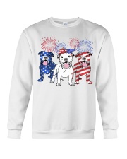 American Firework - Pitbull Dog Crewneck Sweatshirt tile