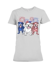 American Firework - Pitbull Dog Premium Fit Ladies Tee tile