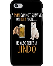 Beer Alone - Jindo Phone Case tile