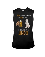 Beer Alone - Jindo Sleeveless Tee tile