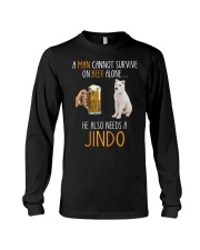 Beer Alone - Jindo Long Sleeve Tee tile