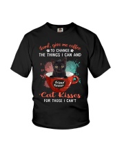 Give Me Coffee - BLACK Cat Youth T-Shirt tile