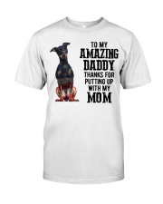 Amazing Daddy - Min Pin Classic T-Shirt tile