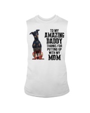 Amazing Daddy - Min Pin Sleeveless Tee tile