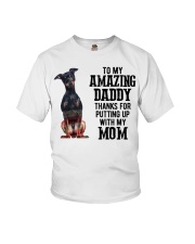 Amazing Daddy - Min Pin Youth T-Shirt tile