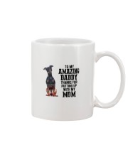 Amazing Daddy - Min Pin Mug tile