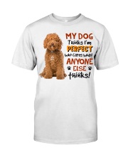 Perfect - RED Labradoodle Premium Fit Mens Tee tile