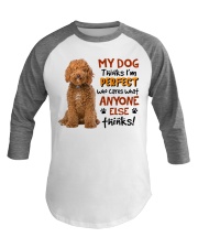 Perfect - RED Labradoodle Baseball Tee tile