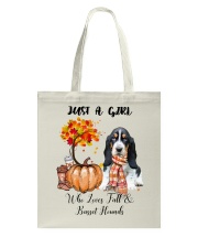 Fall And - Basset Hound Tote Bag tile