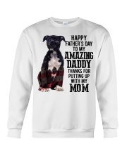 Father Day - American Staffordshire Terrier Crewneck Sweatshirt tile