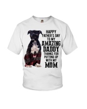 Father Day - American Staffordshire Terrier Youth T-Shirt tile