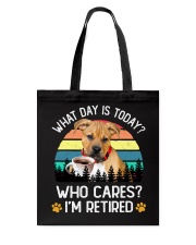 Retired - Pitbull Boxer Mix Tote Bag tile
