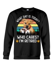 Retired - Pitbull Boxer Mix Crewneck Sweatshirt tile
