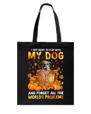 Forget Problems - Catahoula Leopard Dog Tote Bag tile