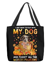 Forget Problems - Catahoula Leopard Dog All-Over Tote tile