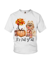 It is Fall - Pomeranian 1 Youth T-Shirt tile