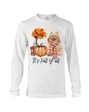 It is Fall - Pomeranian 1 Long Sleeve Tee tile