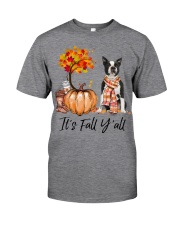 It is Fall - Boston Terrier Classic T-Shirt front