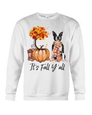 It is Fall - Boston Terrier Crewneck Sweatshirt tile