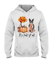 It is Fall - Boston Terrier Hooded Sweatshirt tile