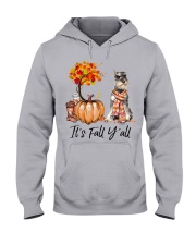It is Fall - Miniature Schnauzer 3 Hooded Sweatshirt front