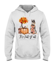 It is Fall - Miniature Schnauzer 3 Hooded Sweatshirt tile