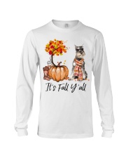 It is Fall - Miniature Schnauzer 3 Long Sleeve Tee tile