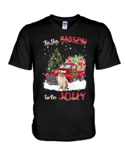 The Season - Rough Collie 1 V-Neck T-Shirt tile