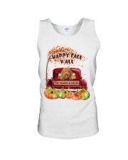 Pumpkin House - RED Labradoodle Unisex Tank tile
