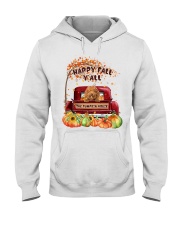 Pumpkin House - RED Labradoodle Hooded Sweatshirt tile