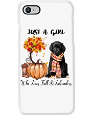 Fall And - Labrador 1 Phone Case tile