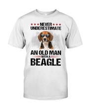an old man Beagle Classic T-Shirt tile