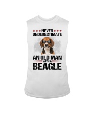 an old man Beagle Sleeveless Tee tile