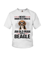 an old man Beagle Youth T-Shirt tile