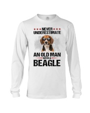 an old man Beagle Long Sleeve Tee tile