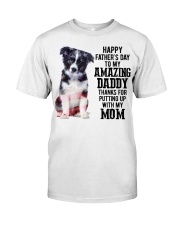 Father Day - Border Collie Classic T-Shirt tile