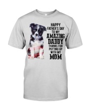 Father Day - Border Collie Premium Fit Mens Tee tile