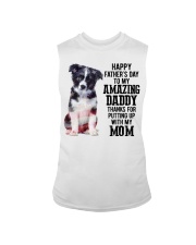 Father Day - Border Collie Sleeveless Tee tile